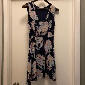 French Connection blue floral print